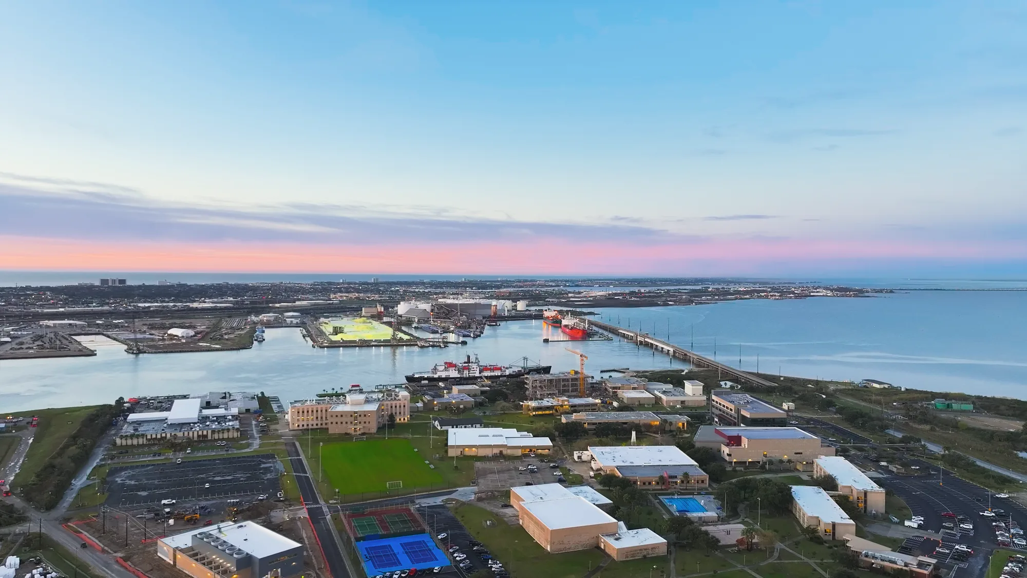Pelican Island Land Bridge Galveston Texas