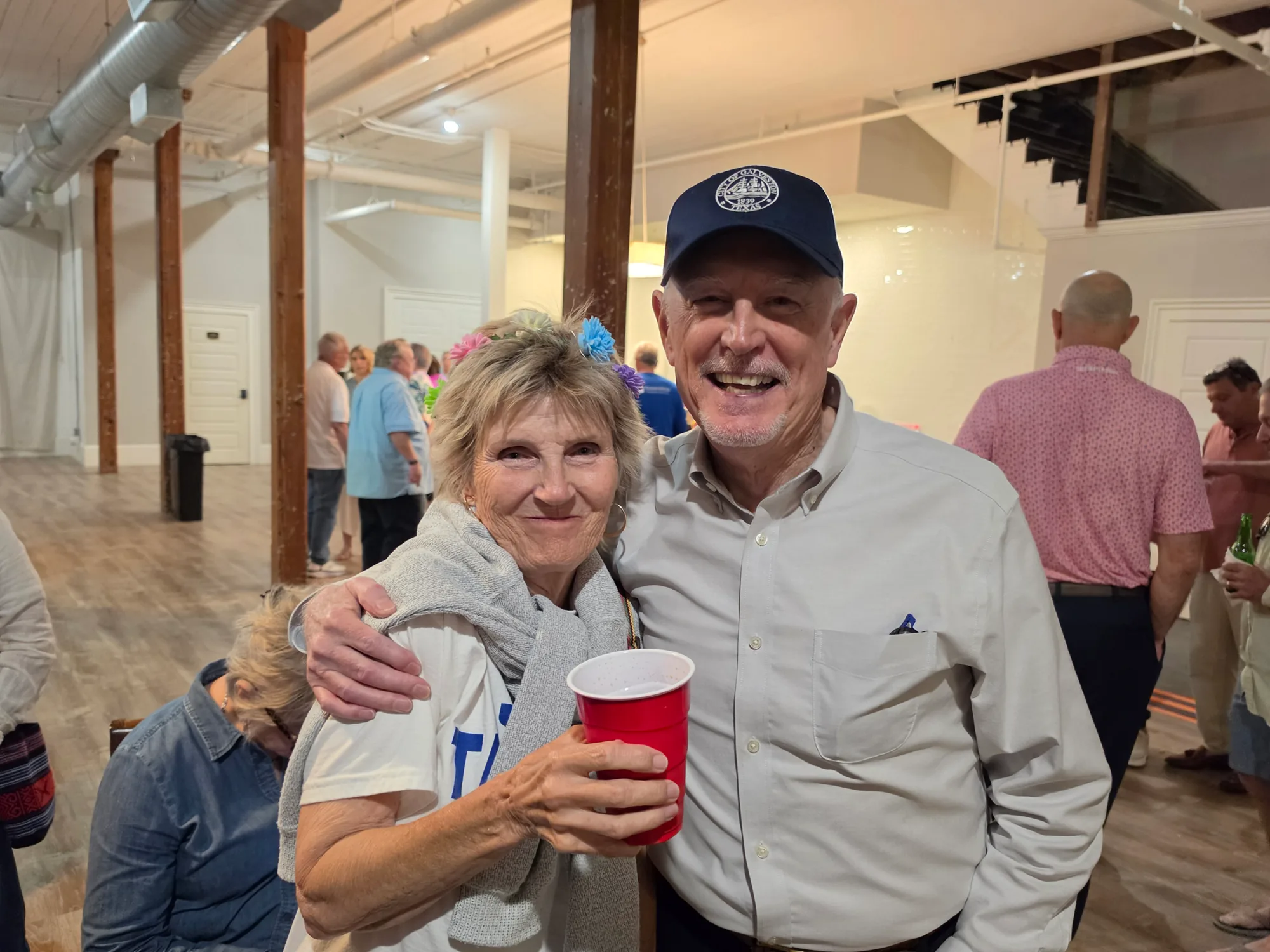 Craig Brown with Angela