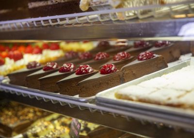 Baked fresh each morning, pastry items at the Best Brunch spot in Galveston: The Sunflower Bakery & Cafe