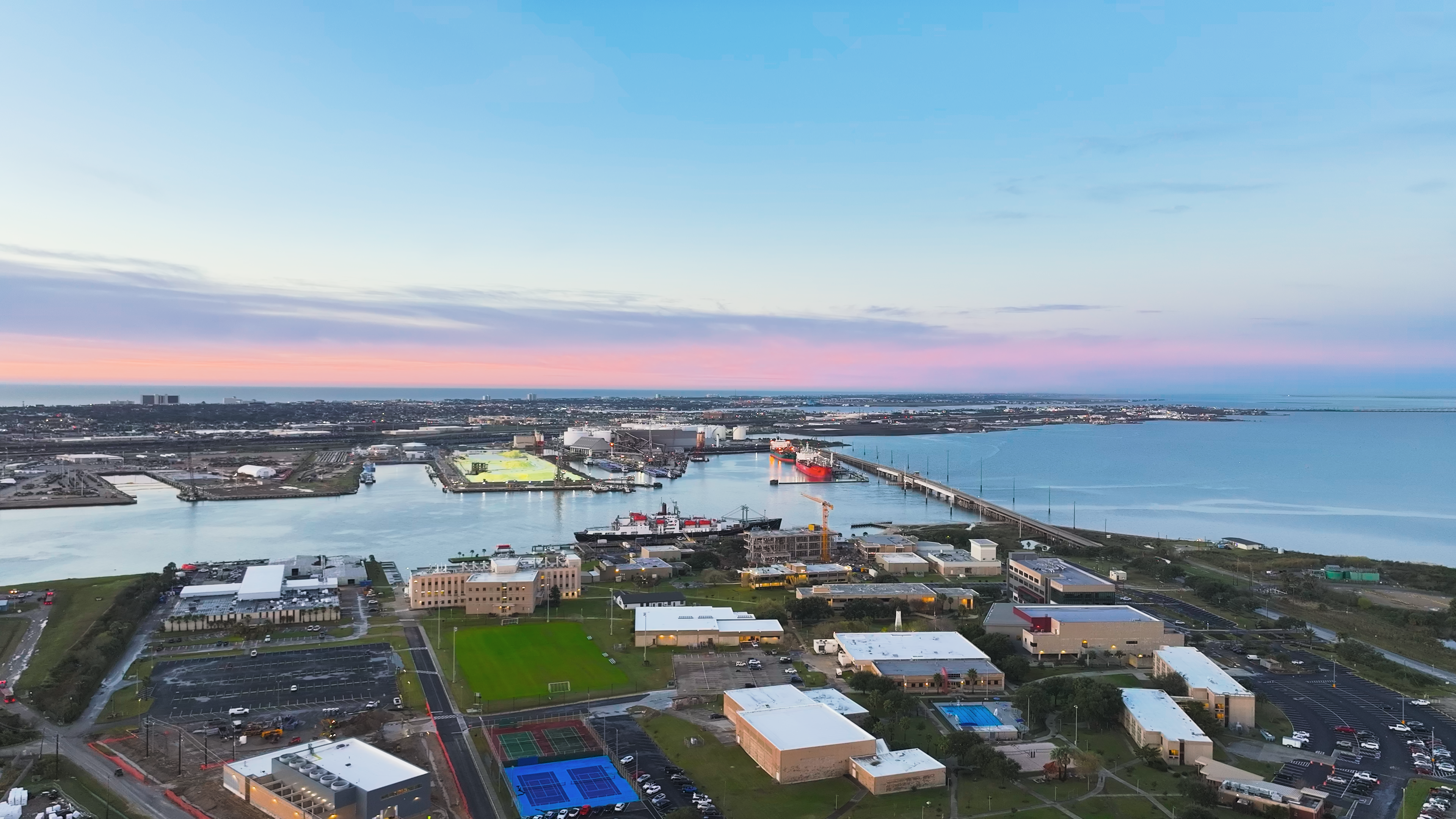 Pelican Island Land Bridge Galveston Texas